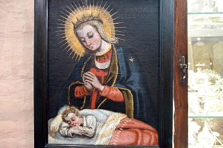 15 Madonna Watching The Child Dreaming El Sueno Dek Nino Italy 17C Basilica de Pilar Cloisters Museo Recoleta Buenos Aires.jpg